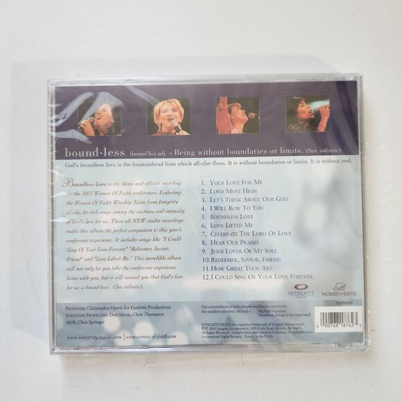 Women Of Faith "Boundless Love" CD Featuring Worship Team From Integrity Music - Picture 2 of 4